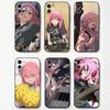 Gotou Hitori Anime B-Bocchi The Rock Phone Case For IPhone 17 Air 16 15 14 13 Pro Max 11 12 Black Silicone Cover