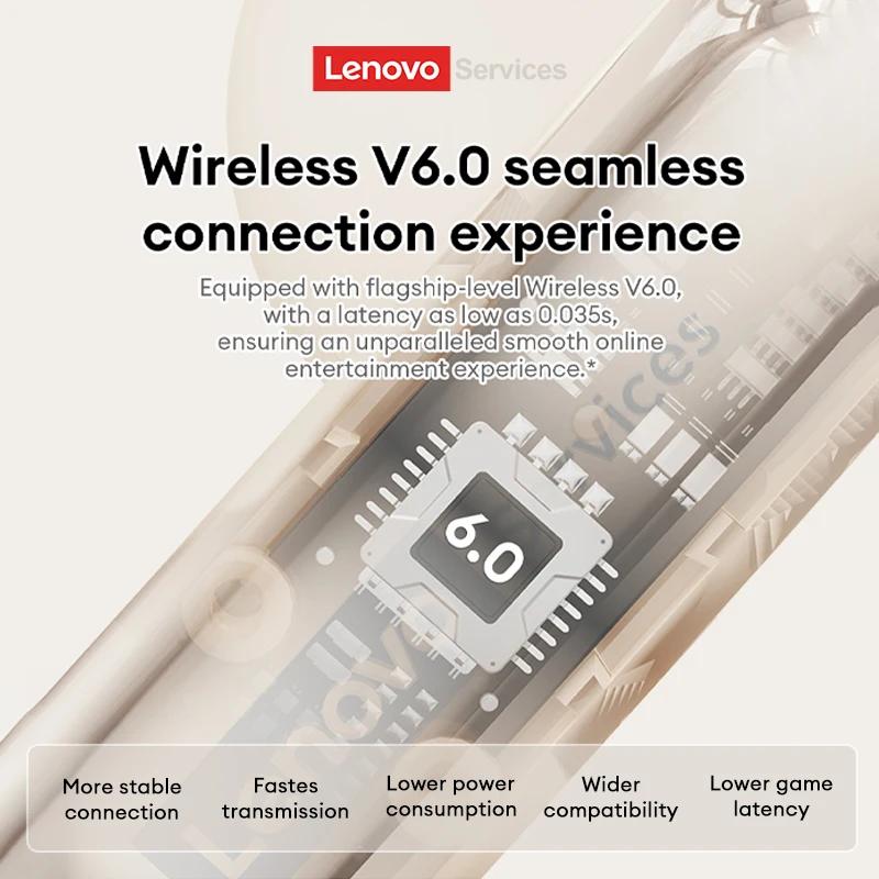 Original Lenovo LE230 Wireless Earphones Bluetooth 6.0 In Ear Earbuds Stereo Sport ENC Call Noise Reduction TWS Headphone Waterproof Mic Earbuds