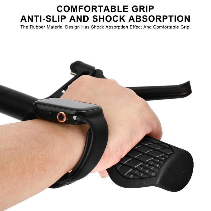 Bicycle Grips Soft Rubber For MTB Mountain Bike Handlebar Cover Shockproof Anti-Slip Ergonomic Lock On Cycling Handle Bar Grips