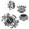 1Pcs 3D Metal Lion Crown Emblem Car Body Side Window Stickers For Opel OPC Astra G H J K Insignia Corsa Mokka Vectra Accessories