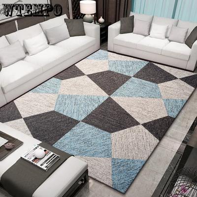 Nordischer Moderner Wohnzimmerteppich Geometrisches Muster Sofa Couchtischmatte Bettvorleger Schlafzimmerteppich