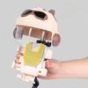 1 Set 360 Degree Rotatable Reinforced Waterproof Helmet Shaped Mobile Phone Bracket Upgraded Motorcycle Phone Holder