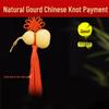 Dragon Knot Gourd Pendant with Five Emperor Coins
