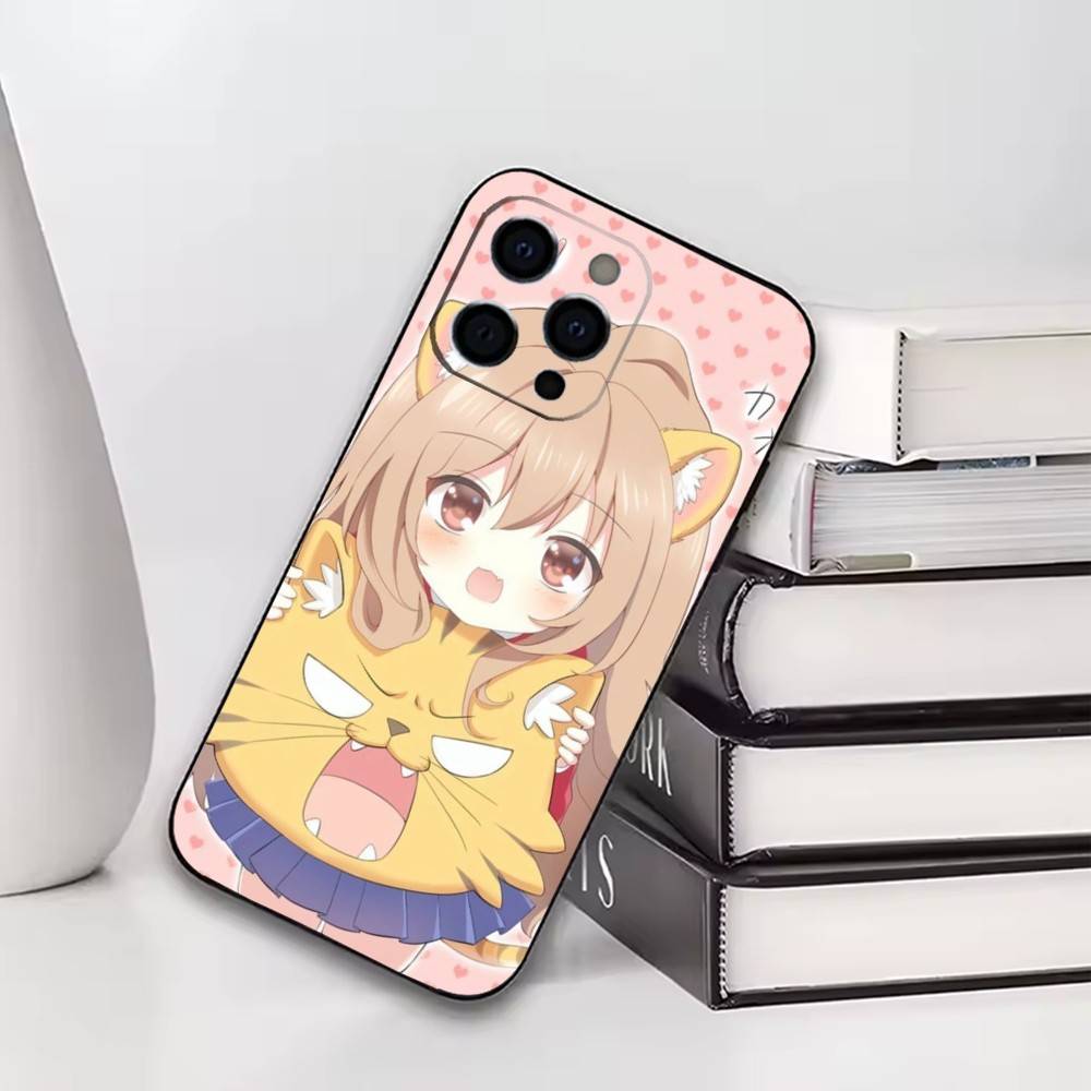 

Toradora Aisaka Taiga Mobile Phone Case For iPhone17,16,15,14,13,12,11 Plus,Pro Soft Silicone Black Cover iPhone15plus