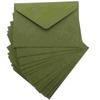 40 stuks Retro 120g Dikke Driehoekige Envelop Bruiloftskaart Grasgroen Uitnodigingen Papier Enveloppen Drukproducten Vintage envelop