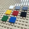 50pcs DIY Building Blocks 2*2 Figure Bricks Ceramic Tile 2x2 Educational Creative MOC Bricks 3068 Smooth Flat Tiles Toys