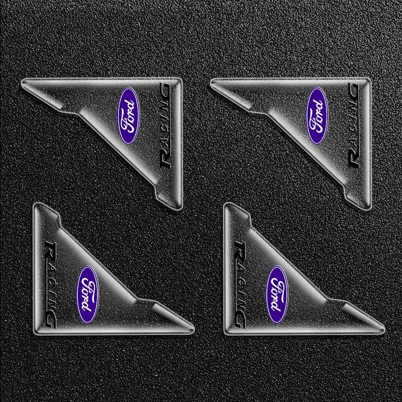 

New 2026 Car Sticker 4pc Car Door Edge Door Handle Door Corner Protection Film Sticker For Ford Mustang Kuga Fiesta Mondeo Edge