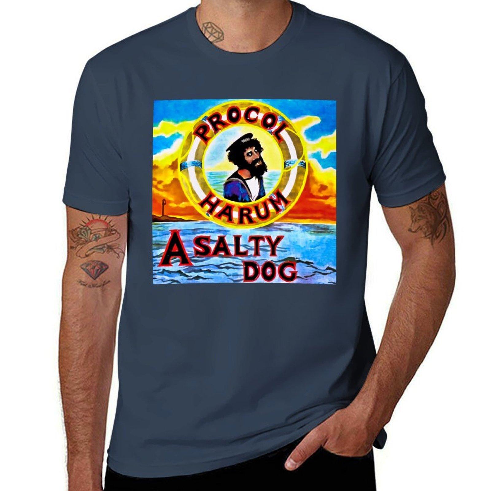 Procol Harum A Salty Dog TShirt Basic Solid Color Short Sleeve TShirt S