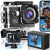 Câmera Esportiva Black Full HD Impermeável Câmerazinha