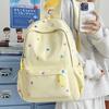 Large Capacity Student Schoolbag Women's Embroidered Computer Backpack Lightweight Backpack