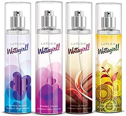 Layer'r Wottagirl! Mgiełka do ciała Zestaw 4 szt. Różne 135 ml każda dla Kobiet