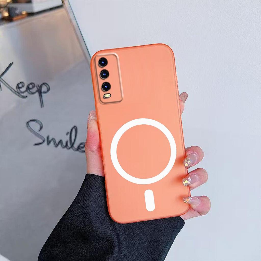 Case for Vivo Y20s G,Y20s,Y20i 2021,Y20i,Y20 2021,Y20,Y12s 2021,Y12s,Y12A Premium Magnetic Matte Phone Casing Protection Cover
