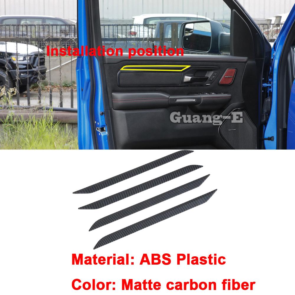 For Dodge Ram 1500 TRX   2024 ABS Steering Wheel Frame Dashboard Armrest Handle Panel Air Outlet Vent Trim Gear