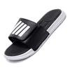 New Summer Men's Cork Slippers Suede Leather Mule Clogs Slippers Man Soft Cork Two Buckle Beach Slides Footwear For Men