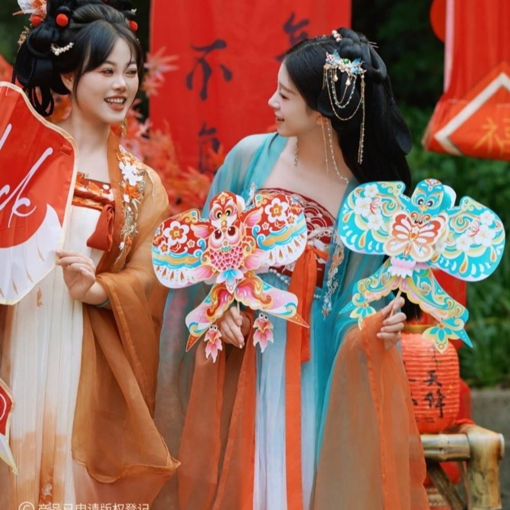 

Handmade Mid-Autumn Festival lantern DIY Portable Dragonfly Lamp Party Decoration StyleC-Pinkj