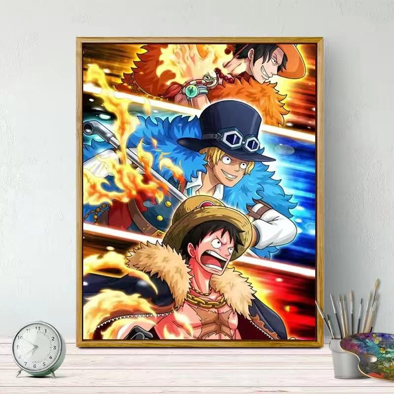 40X50Cm Diamond Painting Large Size Diamond Sticker Bedroom Living Room Decorative Painting With Photo Frame