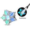 925 Silver Luminous Sea Star Turtle Shell Charms Bead Dangle For Women Fine DIY Birthday Jewelry Gifts
