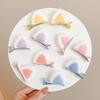 2024 New Cat Ear Plush Hair Clip for Girls – Cute Side Bang Hairpin Accessory