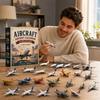 2D Airplane Countdown Calendar with Surprise Gifts
