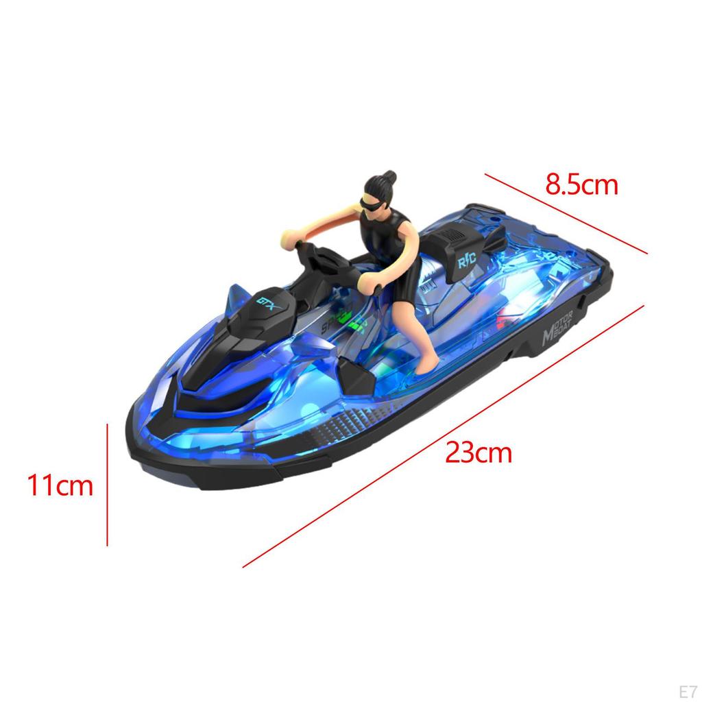 RC Boat High Speed Sensitivity Pools and Lakes Simulation Flexible Remote Control