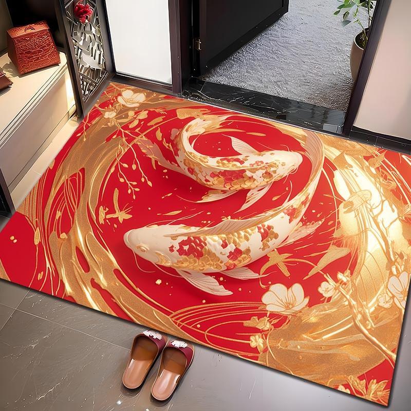 Guraide Koi Blessing Diatomaceous Earth Non-Slip Mat