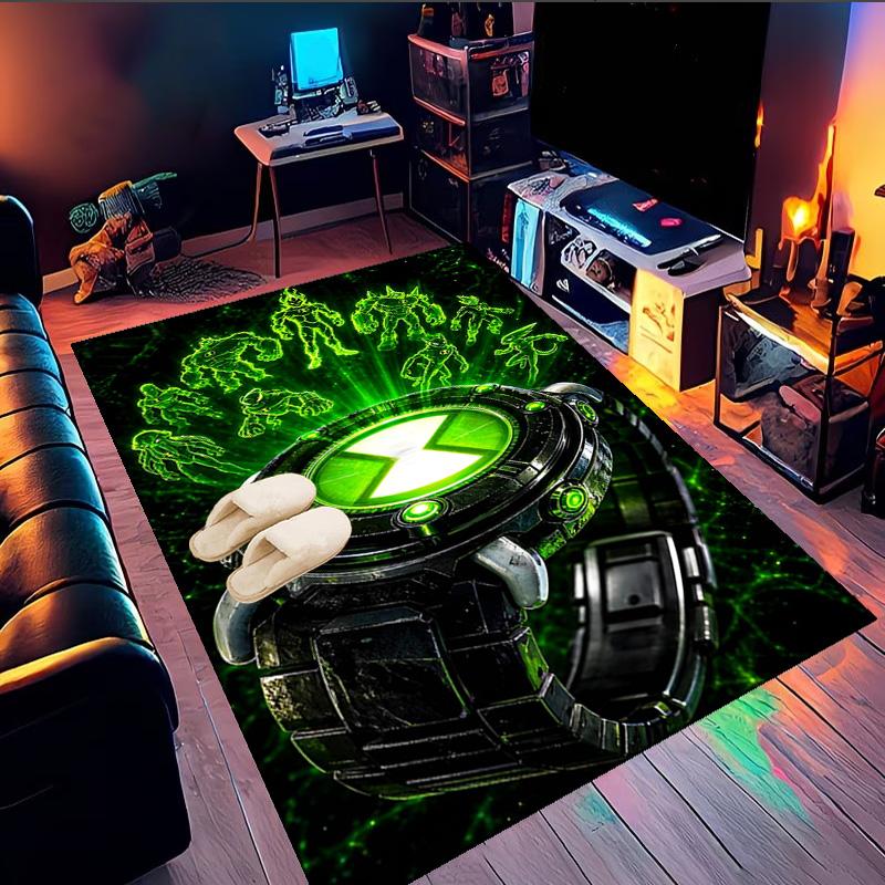 Ben Alien Force Area Rug Suitable for Indoor And Outdoor,Carpets for Kitchens, Homes, Offices, Living Rooms,Home Decor,Christmas Gift