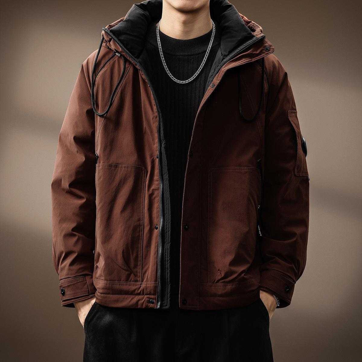Men s High-End Graphene 90 White Duck Down Winter Parka M (110-135 jin)