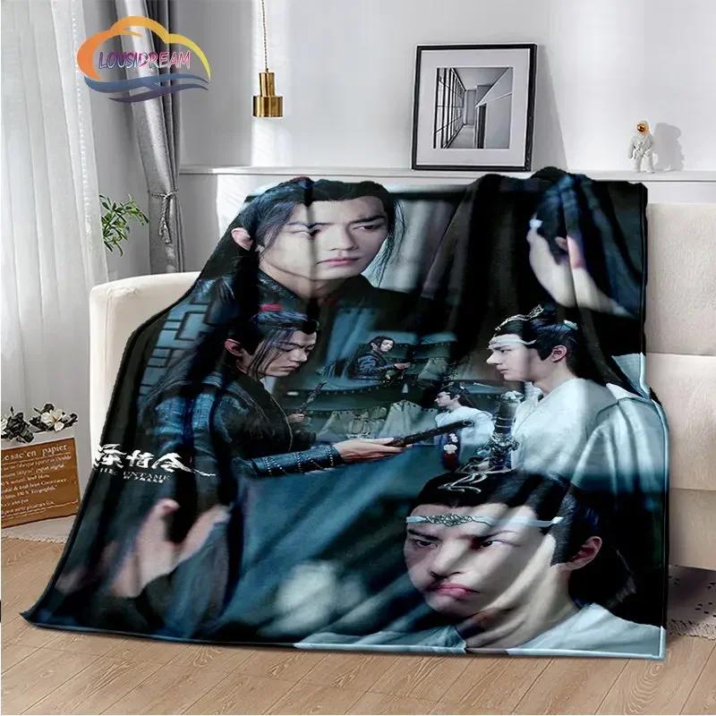 The Untamed Flannel Blankets Popular Tv Weiwuxian Blanket Portable Warm Blanket for Sofa Bed Soft Gifts Girls and Fans
