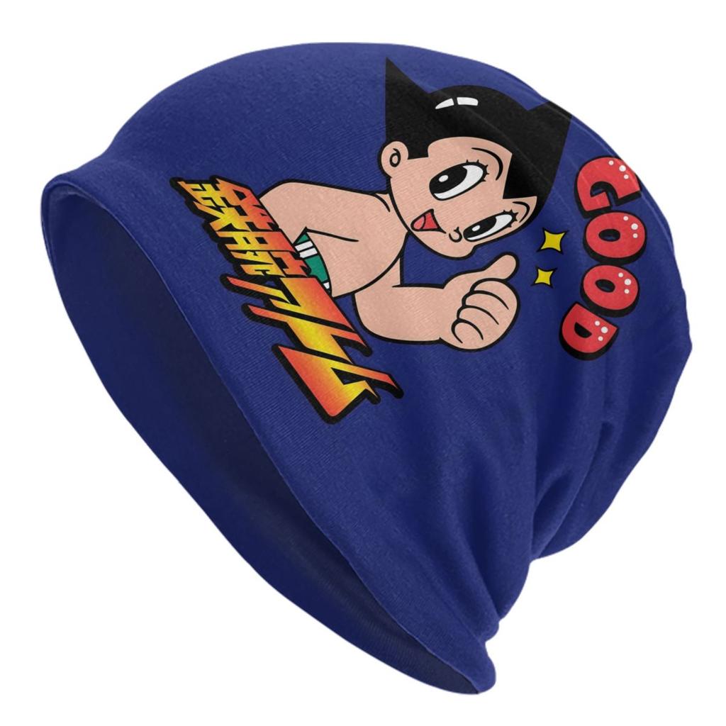 Custom Astro Boy Japan Unisexga Beanies Caps Unisex Women Unisex Hip Hop Winter Warm Knit Hat Adult Anime Cartoon Bonnet Hats