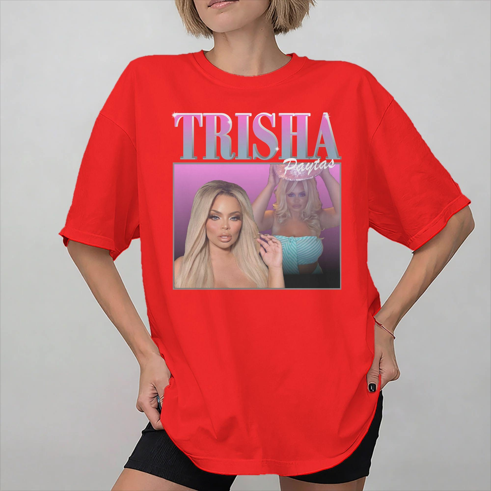 Unisex Women Trisha Paytas T Shirt Pure Cotton Graphic Printing Tee Shirts Clothing Outfits S