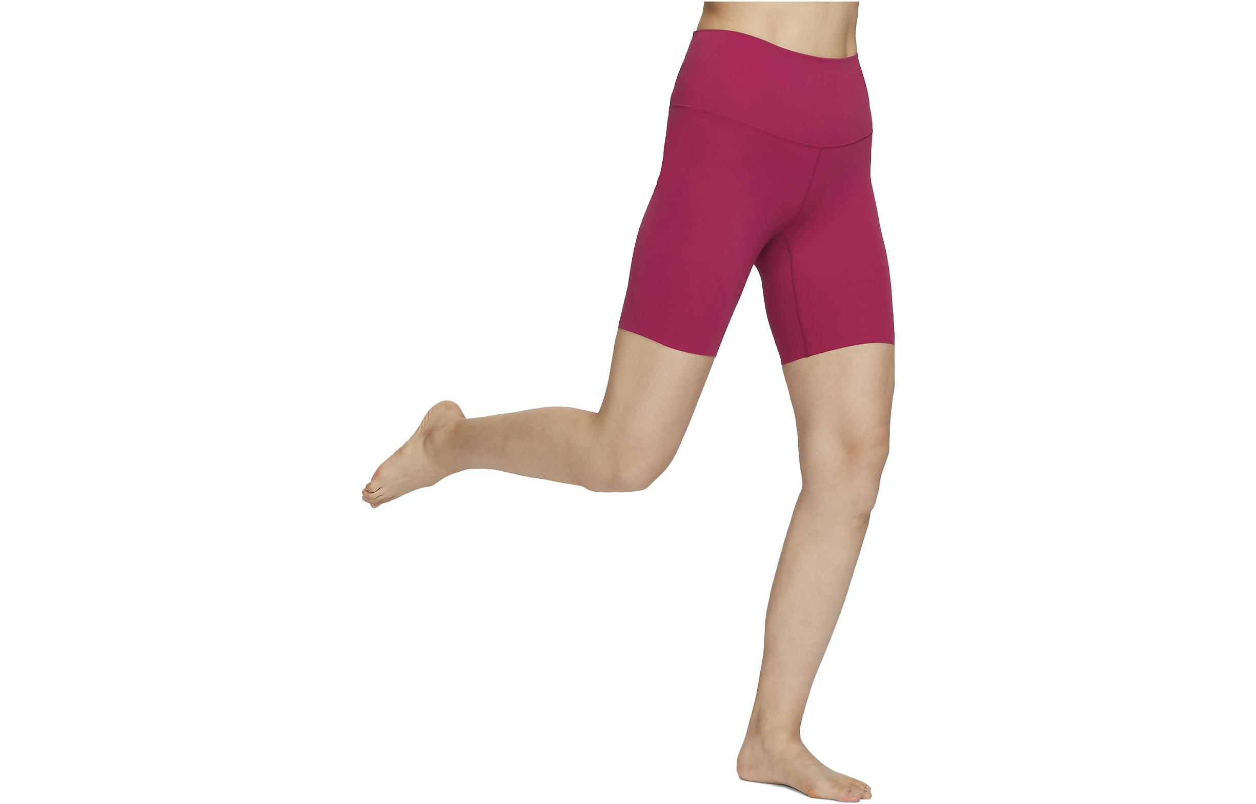 Nike Zenvy Sports Shorts Women s Noble Red Moderate Tight Pants DQ6004-620 S