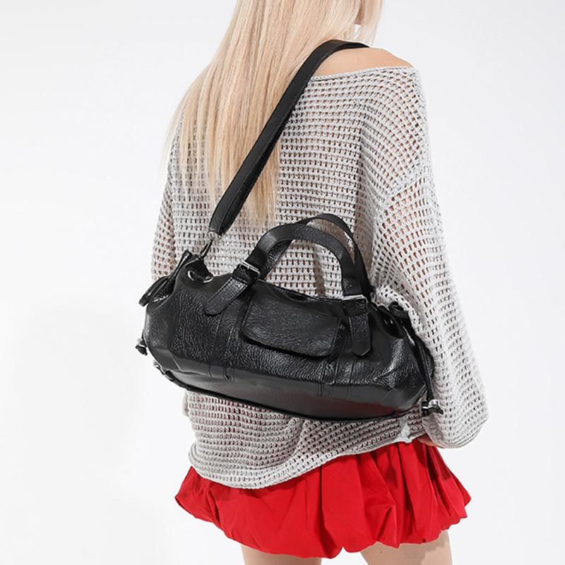 Design PU-Leder Kissen Handtaschen für Damen Neue Mode Einfacher Trend Damen Schulter Crossbody Tasche CLE