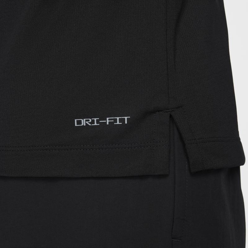 New Nike Dri Fit Regular T Shirt Women's Coal Black IB8748-060