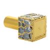 10Ml Perfume Bottle Empty Cosmetic Containers Travel Portable Atomizer Ultra Mist Sprayer Cube Gold Glass Bottle