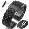 Cinturino per Orologio Solido in Acciaio Inossidabile 18mm 20mm 22mm Cinturino per Seiko Smartwatch Braccialetto di Ricambio per Samsung Cinturino per Orologio