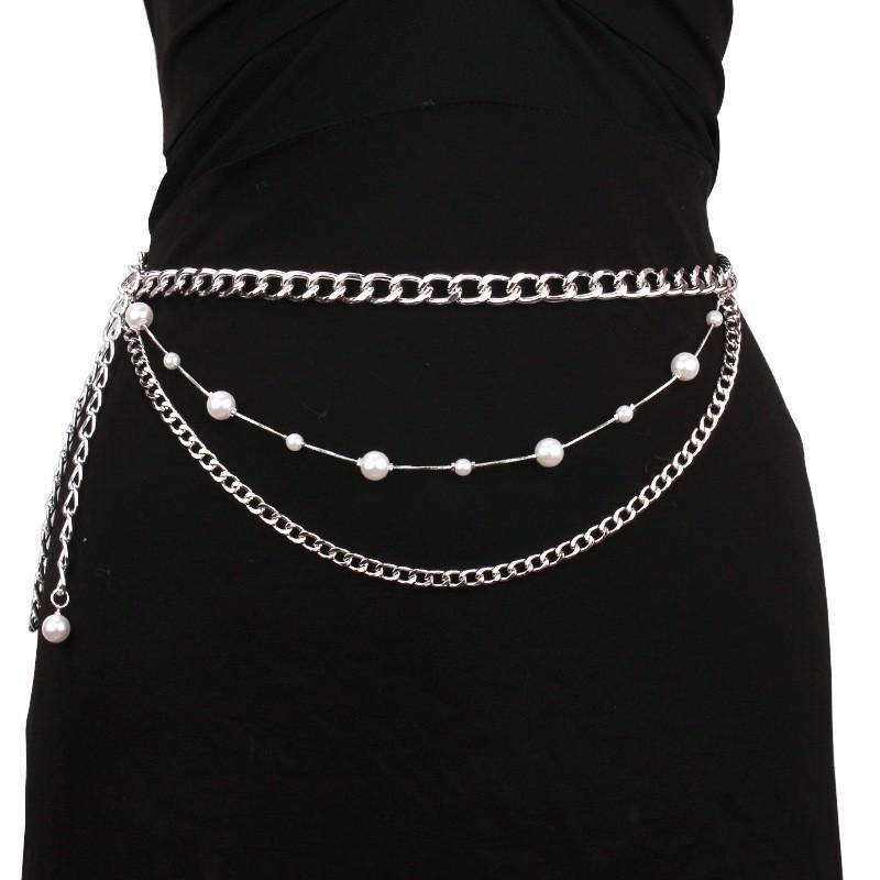 Fashion Multilayer Metal Body Chain For Women With Lobster Clasp Summer Accessory