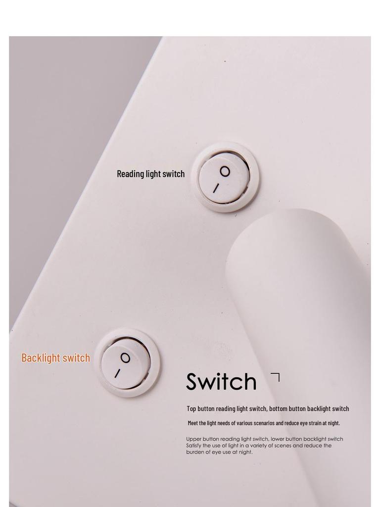 Minimalist LED Bedside Wall Light with Wireless Charger & USB Reading Light