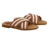 Where's That From Womens/Ladies Arizona Striped Crossover Strap Flip Flops
