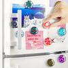 Kühlschrank Bastelglas Runde Magnete, Transparente Glas Runde Magnete für Kühlschrank Bastelarbeiten, Dekorative Magnete, Büromagnete