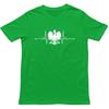 Polish Eagle Heartbeat T Shirtpoland Heritage Unisex Teepolska Pride Apparel
