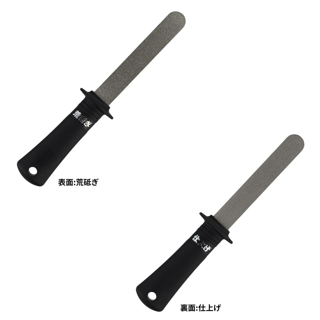 Takagi Diamond Kitchen Sharpener for Knife and Peeler Rough and Finishing Compatible with Stainless and Ceramic Sharpening and Reviving Sharpness