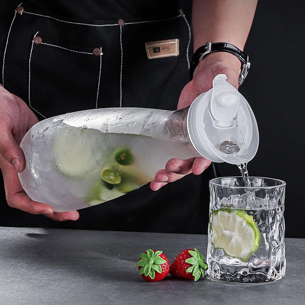 Heat-resistant Juice Bottle Transparent Coffee Milk Pot New Juice Cold Water Bottle