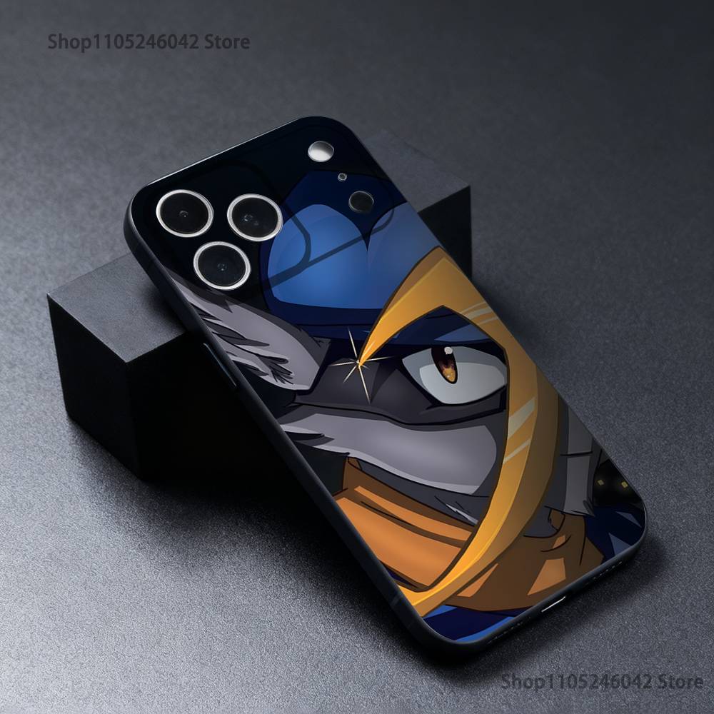 Herní kryt na telefon Sly C-Cooper Pro iPhone 17,16,15,14,13,12,11,Pro,XS,Max,XR,Plus,E,SE4,Mini Černý měkký kryt