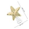 Silberne Baumspitze 15cm Mini Glitzer Weihnachtsbaumspitze Dekoration Feiertagsornament Discokugel Ornament Weihnachtsstern Spitze