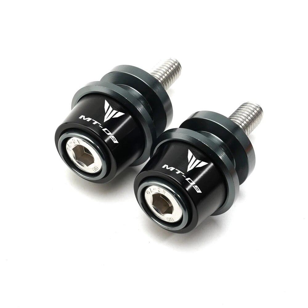 Motorcycle Accessories 6mm Swingarm Slider Spools stand screws For YAMAHA MT09 MT 09 Tracer XSR900 XSR 900