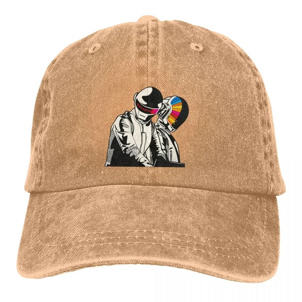 Summer Cap Sun Visor COLOR Helmet Hip Hop Caps Daft Punk Electronic Music Band Cowboy Hat Peaked Trucker Dad Hats