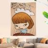 Y-Yoshitomo N-Nara Anime Hangend Boheems Wandkleed Hangend Tarot Hippie Muurkleden Slaapzaal Wanddecoratie Huisdecoratie