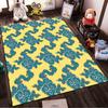 Blue Cloud Pattern Rug Non-slip rug suitable for living room and bedroom sofas