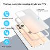 Translucent Frosted Hard Acrylic Phone Case For Iphone 14 13 11 12 Pro Max Mini Xr X Xs 7 8 Plus Speaker Hole Front Rotate Cover