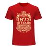 Made In 1973 50 Years Of Being Awesome 50th Birthday Men's Novelty T-Shirt Tee Streetwear Women Casual Harajuku